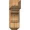 Ekena Millwork Olympic Craftsman Rough Sawn Bracket w/ Offset Brace, Western Red Cedar, 8"W x 22"D x 22"H BKT0806X22X22OLY04RWR - alternate 3